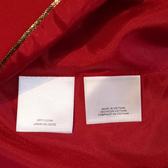 Anne Klein Titian Red Suit Blazer/Jacket   3 sizes avail  6 10 14 Open-Front NWT - Picture 9 of 12